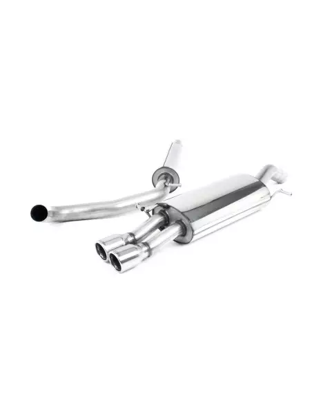 Seat Ibiza 1,8T FR Milltek Sport Cat-Back 2x 76,2 chrome JET utblås - Resonated (dämpad)