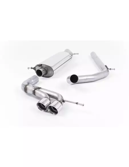 Seat Ibiza 1,4TSi Cupra Milltek Sport 2,75" Cat-Back 2x 80 Chrome GT utblås