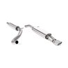 Seat Ibiza 1,9TDi Milltek Sport Cat-Back 2x 76,2 chrome JET utblås - Resonated (dämpad)