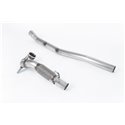 Audi TTS 2,0T OPF 8S Milltek Sport 3" gjuten Downpipe utan katalysator (tar bort partikelfilter)