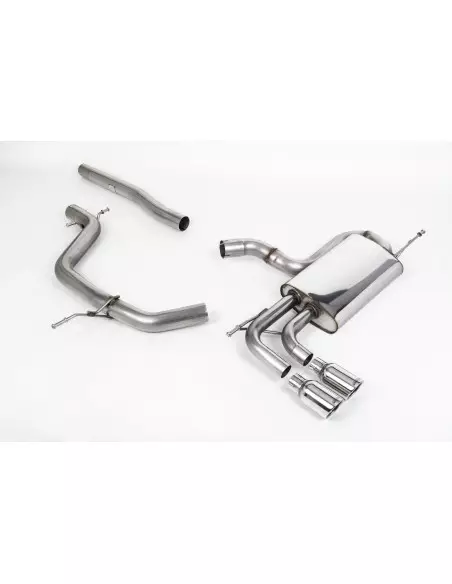 VW Golf 2,0TDi GT mk5 Milltek Sport Cat-Back 2x 80 chrome JET utblås