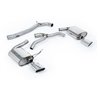 Seat Leon 2,0T Cupra OPF ST 4drive Milltek Sport Cat-Back 2x 152x76 ovala chrome utblås - Non-Resonated (mindre-dämpad)