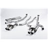 BMW M5 (F10) Milltek Sport Cat-Back 4x 90 titan GT utblås med aktiva avgasventiler