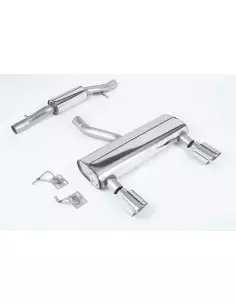 Audi TT 3,2 V6 8N Milltek Sport Cat-Back 2x 115 chrome GT utblås - Resonated (dämpad)