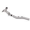 VW Golf 2,0TFSi GTi Clubsport mk8 Milltek Sport 3,7" gjuten Downpipe utan katalysator (OPF delete)