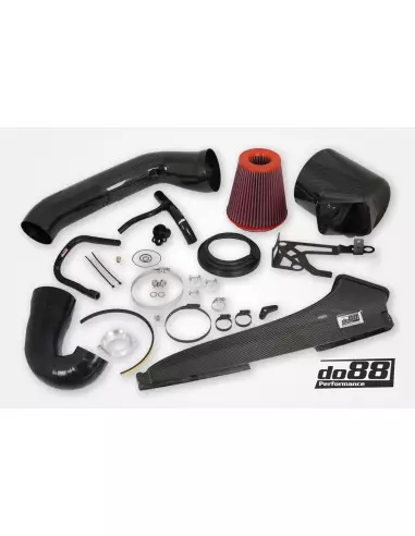 Audi RS3 2,5TFSi 8Y DO88 BeastFlow Slutet kolfiber insugssystem med inloppsslang för OEM turbo