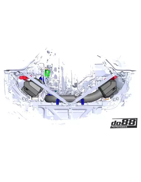 BMW M2 3,0T S58 G87 DO88 Insugssystem med turbo inlopp