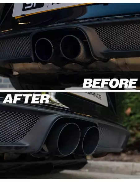 Porsche 991.2 GT3 Milltek Sport 2x Svarta GT100 utblås till original avgassystem