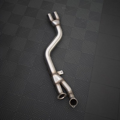 BMW M3 S58 G80/G81 Milltek Sport GPF/OPF Partikelfilter Ersättnings rör "Singel pipe" 102mm Non-Resonated till original OPF-Back