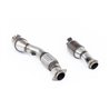 BMW M4 S58 G82/G83 Milltek Sport downpipes racekatalysatorer 2x 200 HJS cells (för OEM mid-pipe eller Milltek singel pipe)