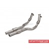 Audi RS7 4,0TFSi V8 4K Akrapovic Link pipes med ljuddämpare i rostfritt från OPF till Evolution systemet (Partikelfilter och bakåt, tillval till Evolution systemet)