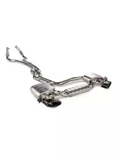 Audi RS7 4,0TFSi V8 4K Akrapovic Link pipes i rostfritt från OPF till Evolution systemet (Partikelfilter och bakåt, tillval till