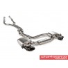 Audi RS7 4,0TFSi V8 4K Akrapovic Link pipes utan ljudämpare i rostfritt från OPF till Evolution systemet (Partikelfilter och bakåt, tillval till Evolution systemet)