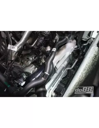 BMW M3 S58 G80 / G81 DO88 Tryckrör med tryckslangar mellan turbos och spjällhus
