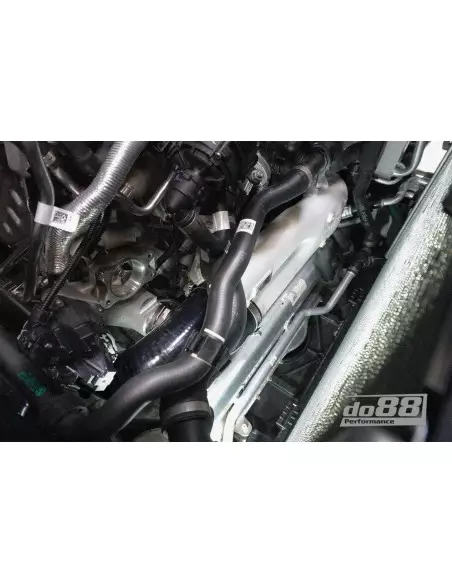BMW M3 S58 G80 / G81 DO88 Tryckrör med tryckslangar mellan turbos och spjällhus