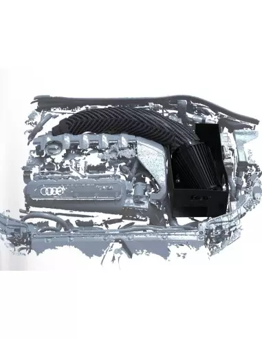 Audi RS3 2,5TFSi 8V gen 2 Forge Motorsport Insugssystem Kolfiber med sportluftfilter