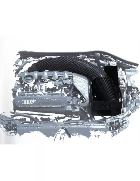 Audi RS3 2,5TFSi 8V gen 2 Forge Motorsport Insugssystem Kolfiber med sportluftfilter