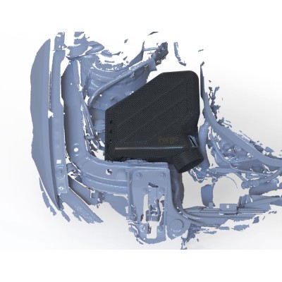 BMW 440i F32/F33 B58 Forge Motorsport Insugssystem Kolfiber med sportluftfilter och insugs slang i svart silicon