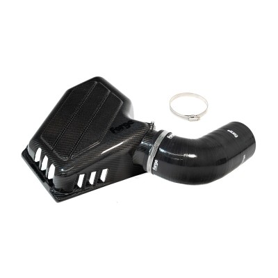 BMW 440i F32/F33 B58 Forge Motorsport Insugssystem Kolfiber med sportluftfilter och insugs slang i svart silicon