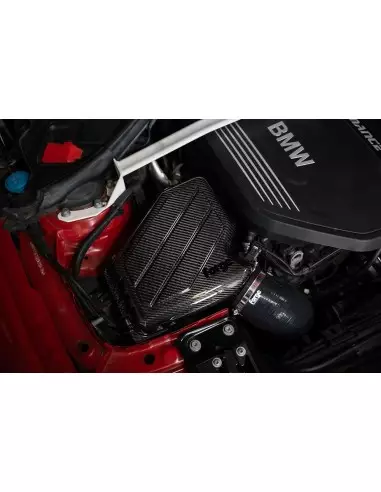 BMW 340i F30/F31 B58 Forge Motorsport Insugssystem Kolfiber med sportluftfilter och insugs slang i svart silicon
