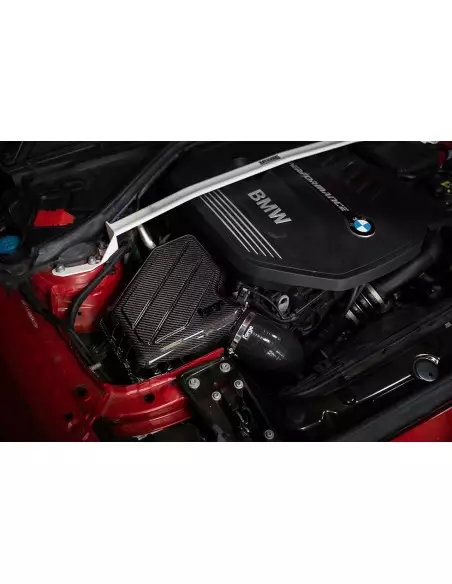 BMW 340i F30/F31 B58 Forge Motorsport Insugssystem Kolfiber med sportluftfilter och insugs slang i svart silicon