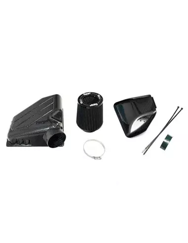 BMW 340i F30/F31 B58 Forge Motorsport Insugssystem Kolfiber med sportluftfilter och insugs slang i svart silicon