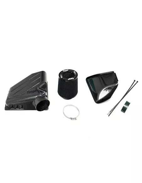 BMW 340i F30/F31 B58 Forge Motorsport Insugssystem Kolfiber med sportluftfilter och insugs slang i svart silicon