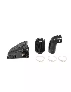BMW 340i F30/F31 B58 Forge Motorsport Insugssystem Kolfiber med sportluftfilter och insugs slang i svart silicon