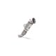 BMW M340i B58 OPF G20 / G21 Akrapovic Downpipe i rostfritt med racekatalysator i rostfritt