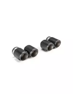 BMW M4 S58 G82 / G83 Akrapovic Slip-On i Titan med runda Kolfiber utblås