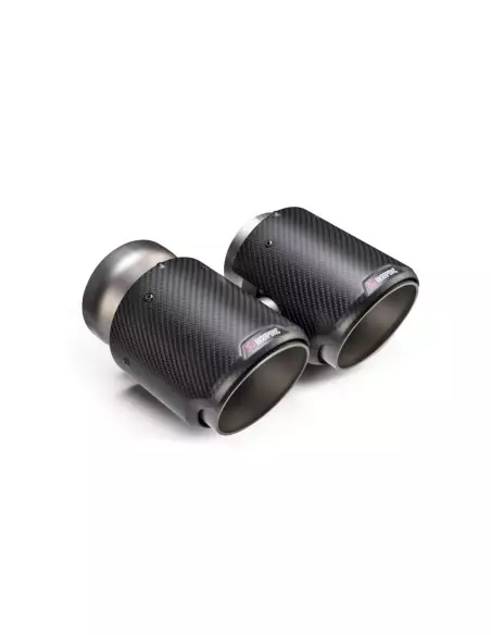 BMW M4 S58 G82 / G83 Akrapovic Slip-On i Titan med runda Kolfiber utblås