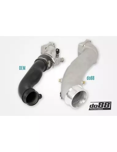 Audi TTRS 2,5TFSi 8S DO88 Tryckrör med svarta slangar för DO88 Intercooler