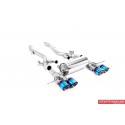 BMW M4 S58 G82/G83 Milltek Sport Axel-Back / Slip-on (måste kapas) 4x GT100 Brända titan utblås med avgasventiler