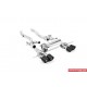 BMW M4 S58 G82/G83 Milltek Sport Axel-Back / Slip-on (måste kapas) 4x JET115 Kolfiber utblås med avgasventiler