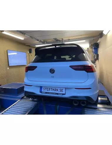Stertman Motorsport Reklamlist till nummerplåt med vår webadress och logga (Formac)