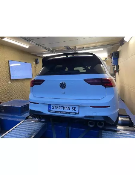 Stertman Motorsport Reklamlist till nummerplåt med vår webadress och logga (Formac)