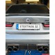Stertman Motorsport Reklamlist till nummerplåt med vår webadress och logga (Formac)