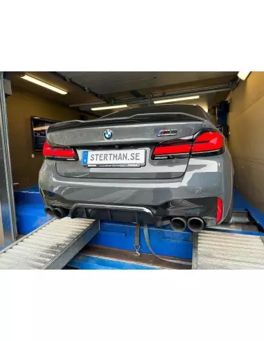 Stertman Motorsport Reklamlist till nummerplåt med vår webadress och logga (Formac)