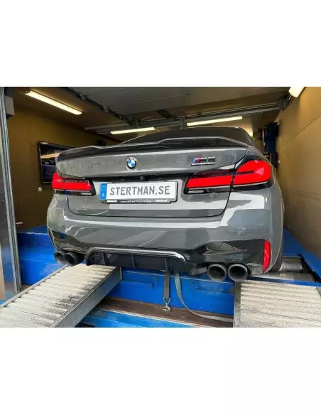 Stertman Motorsport Reklamlist till nummerplåt med vår webadress och logga (Formac)