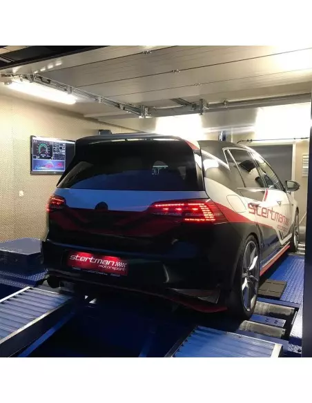 Stertman Motorsport Reklamlist till nummerplåt med vår webadress och logga (Formac)