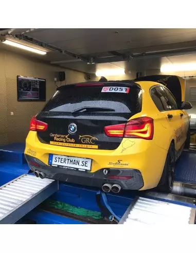 Stertman Motorsport Reklamlist till nummerplåt med vår webadress och logga (Formac)