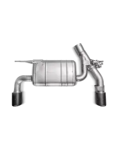 BMW 340i B58 F30 / F31 (för OPF bilar) Akrapovic Slip-On System i Titan med Kolfiber utblås