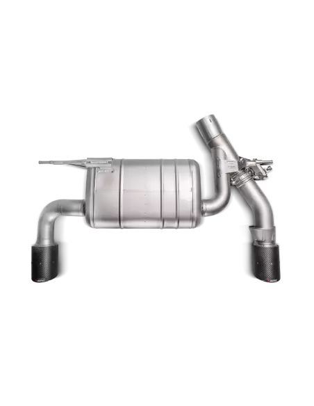 BMW 340i B58 F30 / F31 (för OPF bilar) Akrapovic Slip-On System i Titan med Kolfiber utblås