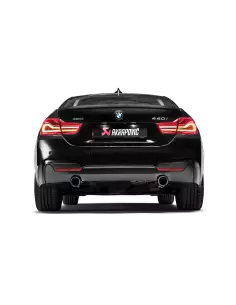 BMW 340i B58 F30 / F31 (för OPF bilar) Akrapovic Slip-On System i Titan med Kolfiber utblås 2