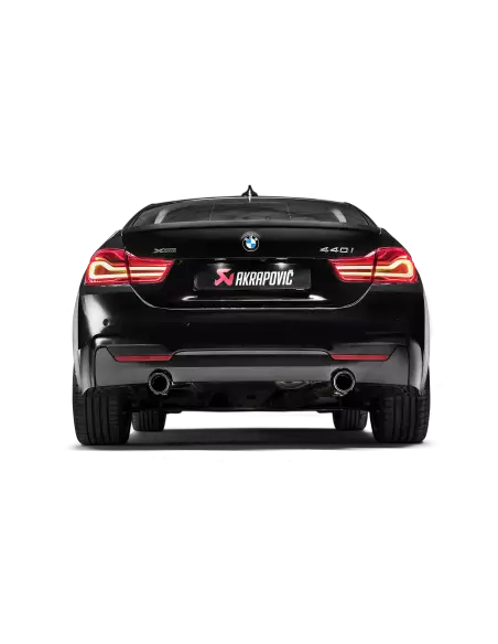 BMW 340i B58 F30 / F31 (för OPF bilar) Akrapovic Slip-On System i Titan med Kolfiber utblås