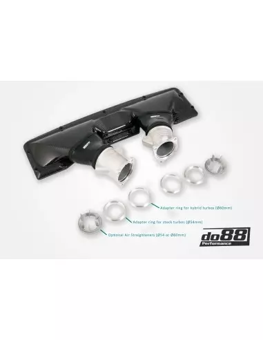 Audi RS6 4,0TFSi V8 C8 DO88 Insugssystem kolfiber med BMC sportluftfilter (utan Air Straighteners)