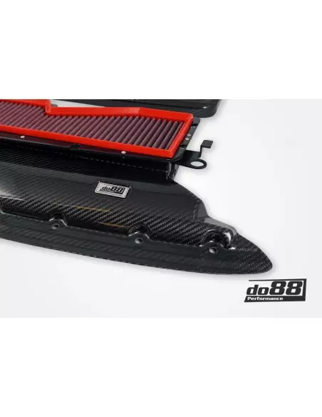 Audi RS6 4,0TFSi V8 C8 DO88 Insugssystem kolfiber med BMC sportluftfilter med Air Straighteners för TTE turbo (Ø60mm)