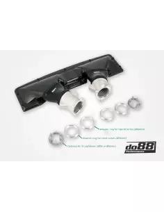 Audi RS7 4,0TFSi V8 4K DO88 Insugssystem kolfiber med BMC sportluftfilter med Air Straighteners för TTE turbo (Ø60mm)