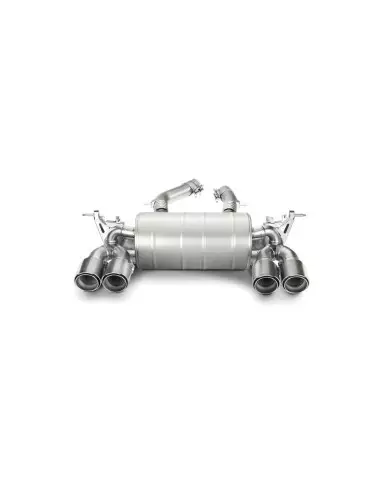 BMW M3 F80 Akrapovic Slip-On i Titan med Titan utblås