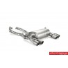 BMW M3 F80 Akrapovic Slip-On i Titan med Titan utblås